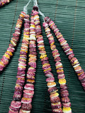 Purple Spiny Oyster Shell Freeform Roundel Beads • 8-20 mm Size • 40 cm length • AAA Quality • Spiny oyster shell Beads•