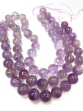 19 mm Amethyst Round Beads • Length 40 Cm • Natural Amethyst Beads - Origin Brazil