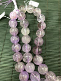 19 mm Amethyst Round Beads • Length 40 Cm • Natural Amethyst Beads - Origin Brazil