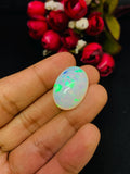 Ethiopian Opal Oval Cabs 23x17 mm size Code #A5- Weight 17.35 cts AAAA Quality Ethiopian Opal Cabochon