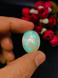 Ethiopian Opal Oval Cabs 23x17 mm size Code #A7 - Weight 18.45 cts AAAA Quality Ethiopian Opal Cabochon