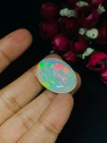 Ethiopian Opal Oval Cabs 21x13 mm size Code #A9 - Weight 30 cts AAAA Quality Ethiopian Opal Cabochon