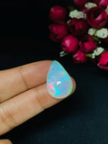 Ethiopian Opal Pear Cabs 24x16 mm size Code #A12 - Weight 15.25 cts AAAA Quality Ethiopian Opal Cabochon