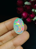 Ethiopian Opal Oval Cabs 22x15 mm size Code #A14 - Weight 16.25 cts AAAA Quality Ethiopian Opal Cabochon