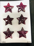 Purple Spiny Oyster Shell Star Cabs • 18/ 20/ 26 mm Size • Pack of 1 Pc • AAA Quality • Natural Shell Cabochon • Purple Color