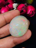 Ethiopian Opal Oval Cabs 30X25 mm size Code #C6 - Weight 36.60 cts AAA Quality Ethiopian Opal Cabochon