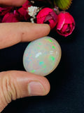 Ethiopian Opal Oval Cabs 30X25 mm size Code #C6 - Weight 36.60 cts AAA Quality Ethiopian Opal Cabochon