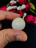 Ethiopian Opal Oval Cabs 21X19 mm size Code #C14 - Weight 28.95 cts AAA Quality Ethiopian Opal Cabochon