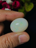 Ethiopian Opal Oval Cabs 22x18 mm size Code #C24 - Weight 21.75 cts AAA Quality Ethiopian Opal Cabochon