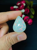 Ethiopian Opal Pear Cabs 27x21 mm size Code #A27 - Weight 21.45 cts AAAA Quality Ethiopian Opal Cabochon