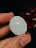 Ethiopian Opal Oval Cabs 26x21 mm size Code #A41 - Weight 34.40 cts AAAA Quality Ethiopian Opal Cabochon