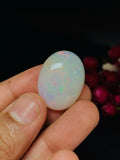 Ethiopian Opal Oval Cabs 26x20 mm size Code #A42 - Weight 16.70 cts AAAA Quality Ethiopian Opal Cabochon