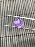 10 mm Lavender Quartz Heart Cut - Pack of 1 Pc - Lavender Color - AAA Quality