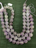 19 mm Amethyst Round Beads • Length 40 Cm • Natural Amethyst Beads - Origin Brazil