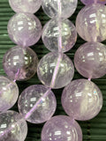 19 mm Amethyst Round Beads • Length 40 Cm • Natural Amethyst Beads - Origin Brazil