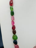 Tourmaline Nugget Necklace - 9x11 to 18x22 mm Size - Code T1 - Weight 327 cts - AAA Quality - Natural Multi Tourmaline Necklace- Rare Beads