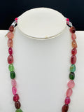 Tourmaline Nugget Necklace - 9x11 to 18x22 mm Size - Code T1 - Weight 327 cts - AAA Quality - Natural Multi Tourmaline Necklace- Rare Beads