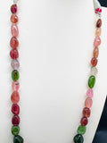 Tourmaline Nugget Necklace - 9x11 to 15x22 mm Size - Code T2 - Weight 354 cts - AAA Quality - Natural Multi Tourmaline Necklace- Rare Beads