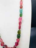 Tourmaline Nugget Necklace - 9X12 to 15x20 mm Size - Code T7 - Weight 289 cts - AAA Quality - Natural Multi Tourmaline Necklace