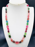 Tourmaline Nugget Necklace - 8x12 to 15x24 mm Size - Code T9 - Weight 283 cts - AAA Quality - Natural Multi Tourmaline Necklace