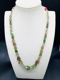 Tourmaline Nugget Necklace - 6x8 to 15x19 mm Size - Code T18 - Weight 250 cts - AAA Quality - Natural Multi Tourmaline Necklace