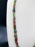 Tourmaline Nugget Necklace - 6x8 to 14x28 mm Size - Code T21 - Weight 344 cts - AAA Quality - Natural Multi Tourmaline Necklace