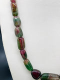 Tourmaline Nugget Necklace - 6x8 to 14x28 mm Size - Code T21 - Weight 344 cts - AAA Quality - Natural Multi Tourmaline Necklace