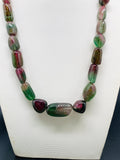 Tourmaline Nugget Necklace - 6x8 to 14x28 mm Size - Code T21 - Weight 344 cts - AAA Quality - Natural Multi Tourmaline Necklace