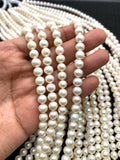 7 mm Freshwater Pearl Round beads - Natural Pearl - AAA+ Quality - Pearl beads