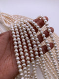 7 mm Freshwater Pearl Round beads - Natural Pearl - AAA+ Quality - Pearl beads
