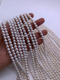 6 mm Freshwater Pearl Round beads - Natural Pearl - AAA Quality - Pearl beads