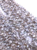 Freshwater Pearl Keishi Beads - 8-10 / 10-12 mm size- AA Quality- Fresh water Pearl Beads