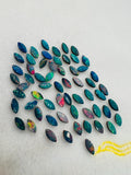 Australian Opal Doublet 8X4 MM Marquise Cabs - Pack of 4 Pieces -AAA Quality, Opal Doublet Cabochon