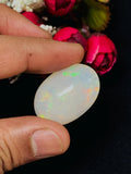 Ethiopian Opal Oval Cabs 28X19 mm size Code #C5 - Weight 27.10 cts AAA Quality Ethiopian Opal Cabochon