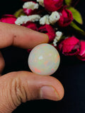 Ethiopian Opal Oval Cabs 21X19 mm size Code #C14 - Weight 28.95 cts AAA Quality Ethiopian Opal Cabochon