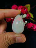 Ethiopian Opal Pear Cabs 29x17 mm size Code #C15 - Weight 28.35 cts AAA Quality Ethiopian Opal Cabochon