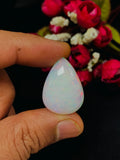 Ethiopian Opal Pear Cabs 25x18 mm size Code #C16 - Weight 13.40 cts AAA Quality Ethiopian Opal Cabochon