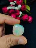 Ethiopian Opal Oval Cabs 20x18 mm size Code #C17 - Weight 13.80 cts AAA Quality Ethiopian Opal Cabochon