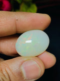 Ethiopian Opal Oval Cabs 22x17 mm size Code #C21 - Weight 15.25 cts AAA Quality Ethiopian Opal Cabochon