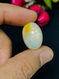 Ethiopian Opal Oval Cabs 20x14 mm size Code #C22 - Weight 18.10 cts AAA Quality Ethiopian Opal Cabochon