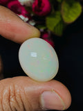 Ethiopian Opal Oval Cabs 22x18 mm size Code #C24 - Weight 21.75 cts AAA Quality Ethiopian Opal Cabochon