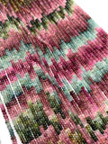 Multi Tourmaline Roundel Beads 3.5/ 4 mm Size - AAA Quality - Natural Tourmaline Rondelle - Length 14 Inch