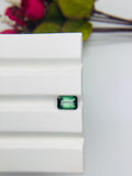 2.35 ct Tourmaline Emerald Cut - 9x6x4.8 mm - Natural Tourmaline Octagon - Code #TB1- Top Quality Green Tourmaline