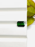2.95 ct Tourmaline Emerald Cut - 9x6.25x5.5 mm - Code #TB1- Natural Tourmaline Octagon - Good Quality Dark Green Tourmaline