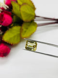 2.5 ct Tourmaline Emerald Cut - 8.7x7x4.6 mm - Natural Tourmaline Octagon - Code #TB1- Good Quality Olive Green Tourmaline