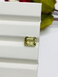 2.5 ct Tourmaline Emerald Cut - 8.7x7x4.6 mm - Natural Tourmaline Octagon - Code #TB1- Good Quality Olive Green Tourmaline