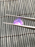 10 mm Lavender Quartz Heart Cut - Pack of 1 Pc - Lavender Color - AAA Quality