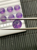 10 mm Lavender Quartz Round German Cut - Pack of 1 Pc - Lavender Color - AAA Quality