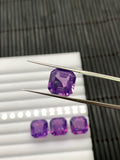 10 mm Lavender Quartz Cushion Cut - Pack of 1 Pc - Lavender Color - AAA Quality