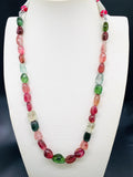Tourmaline Nugget Necklace - 8x11 to 17x20 mm Size - Code T10 - Weight 267 cts - AAA Quality - Natural Multi Tourmaline Necklace